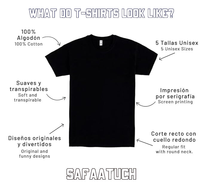 Camiseta de Manga Corta, 100% Algodón, Ropa Unisex para Hombres y Mujeres en 7 Tallas, Camiseta Negra, Modelo cubo , cubo matemáticas